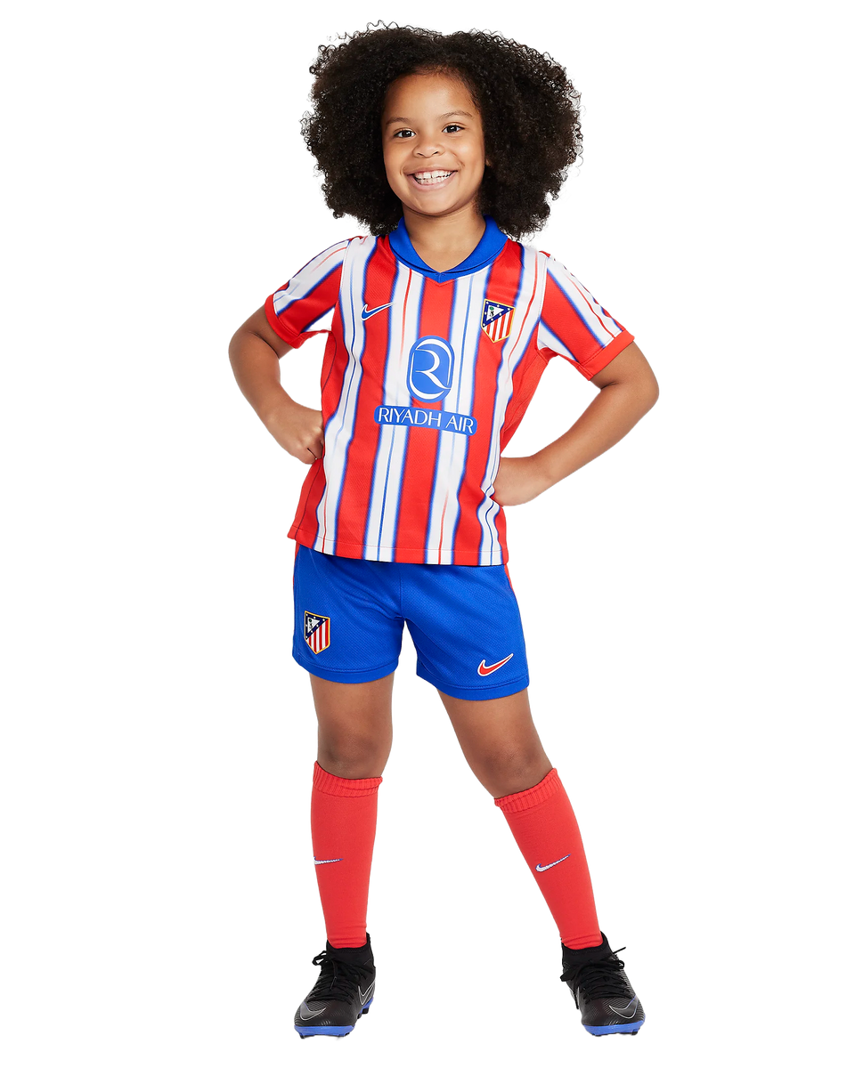 Atletico Madrid 24/25 Kid's Home Shirt and Shorts