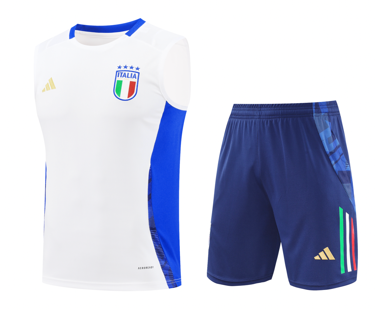 Italy 2024 Men's White Training Tank Top