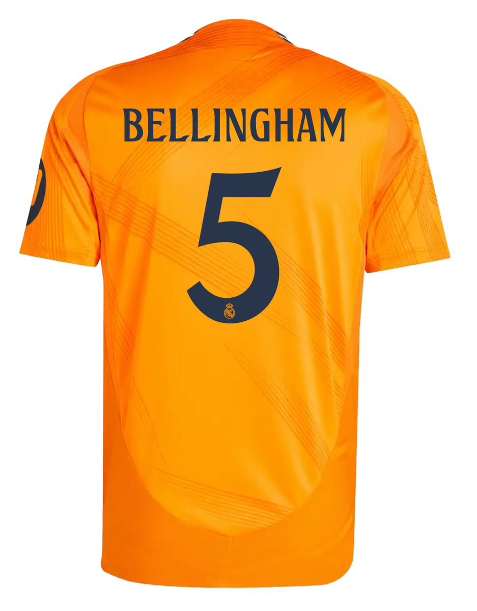 BELLINGHAM #5 Real Madrid 24/25 Authentic Men's Away Shirt