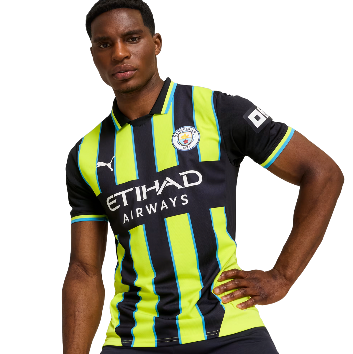 HAALAND #9 Manchester City 24/25 Stadium Men's Away Shirt - PL Font