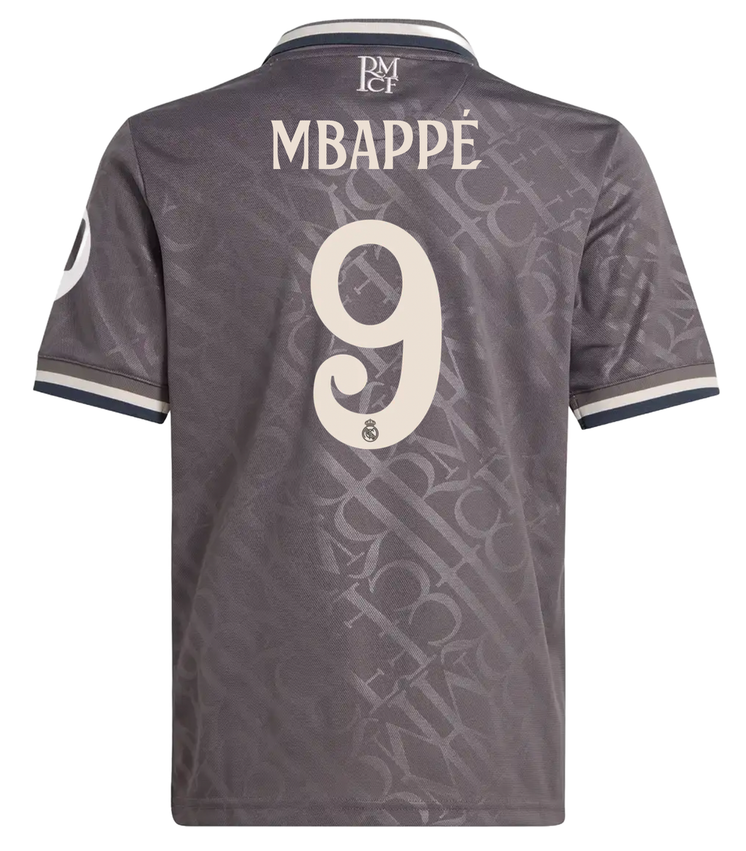 MBAPPÉ #9 Real Madrid 24/25 Kid's Third Shirt and Shorts