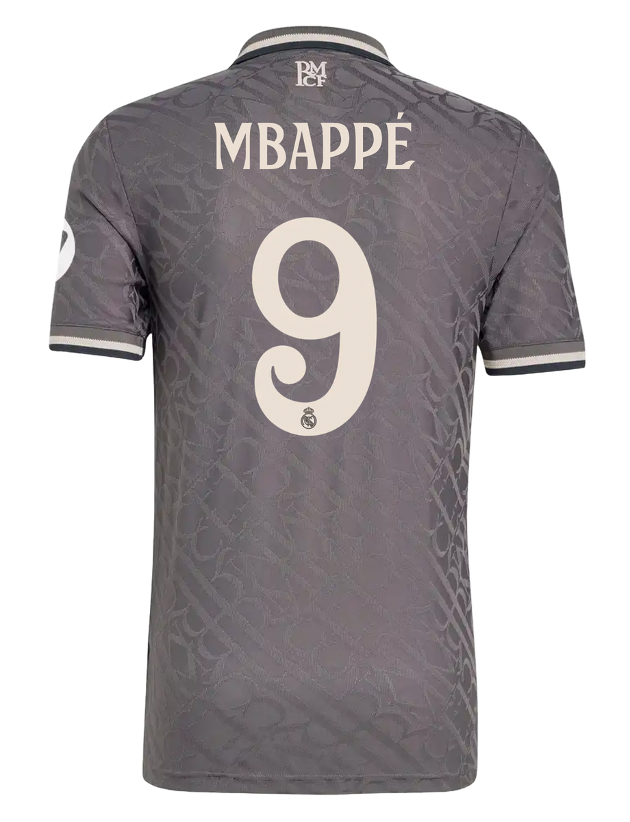 MBAPPÉ #9 Real Madrid 24/25 Authentic Men's Third Shirt