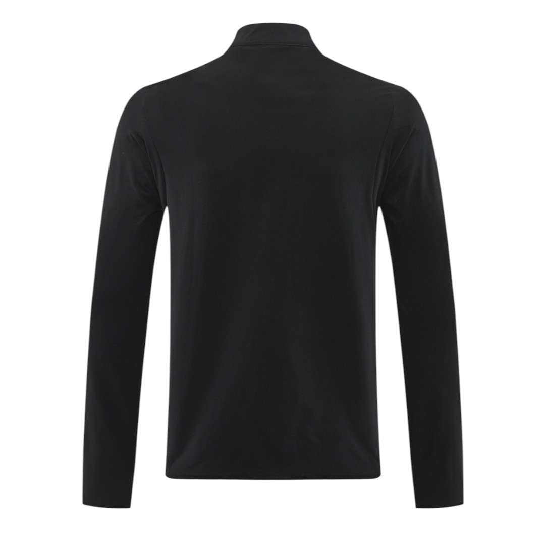 Juventus 25/26 Men's Black Long Zip Windbreaker