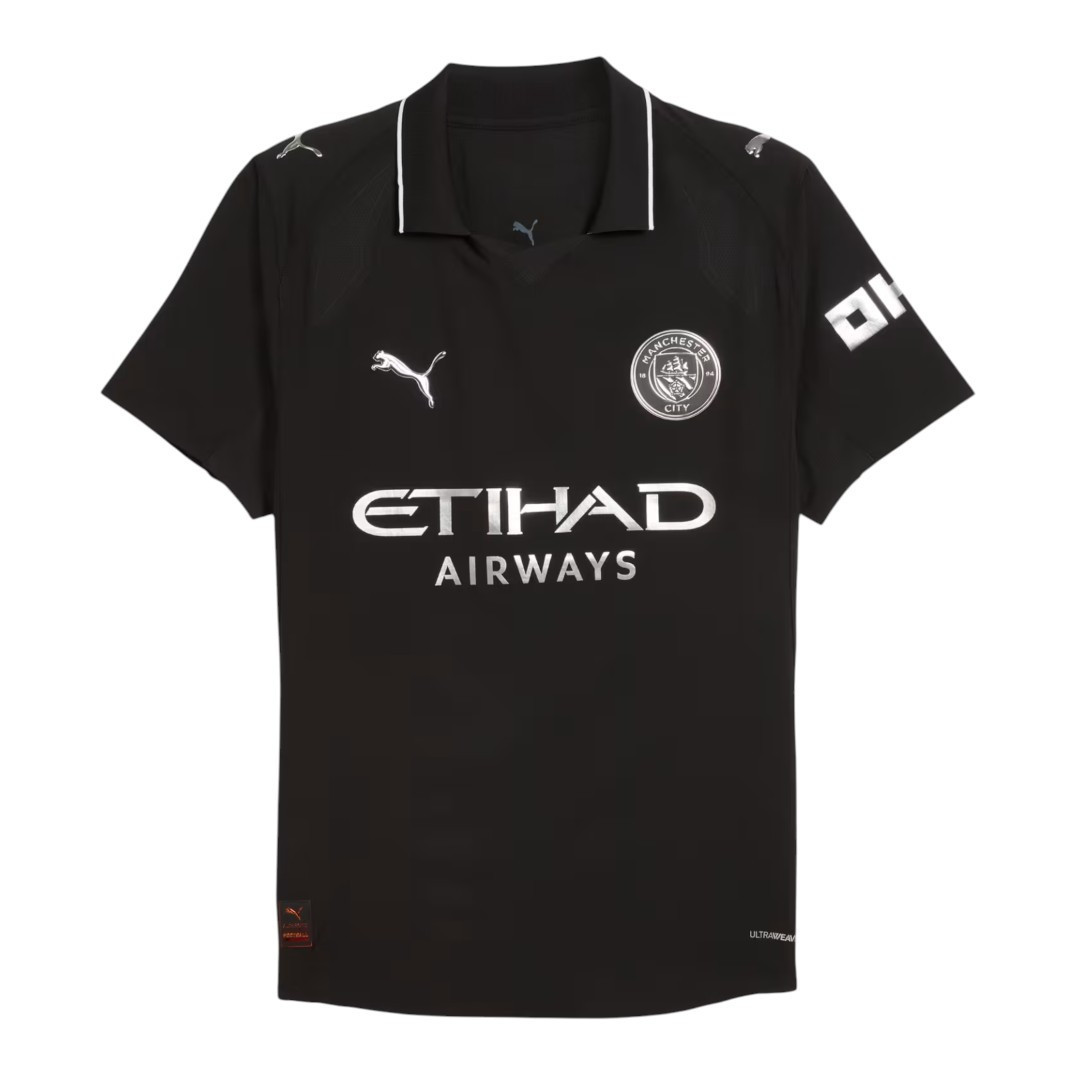 HAALAND #9 Manchester City 25/26 Authentic Men's Away Shirt - PL Font