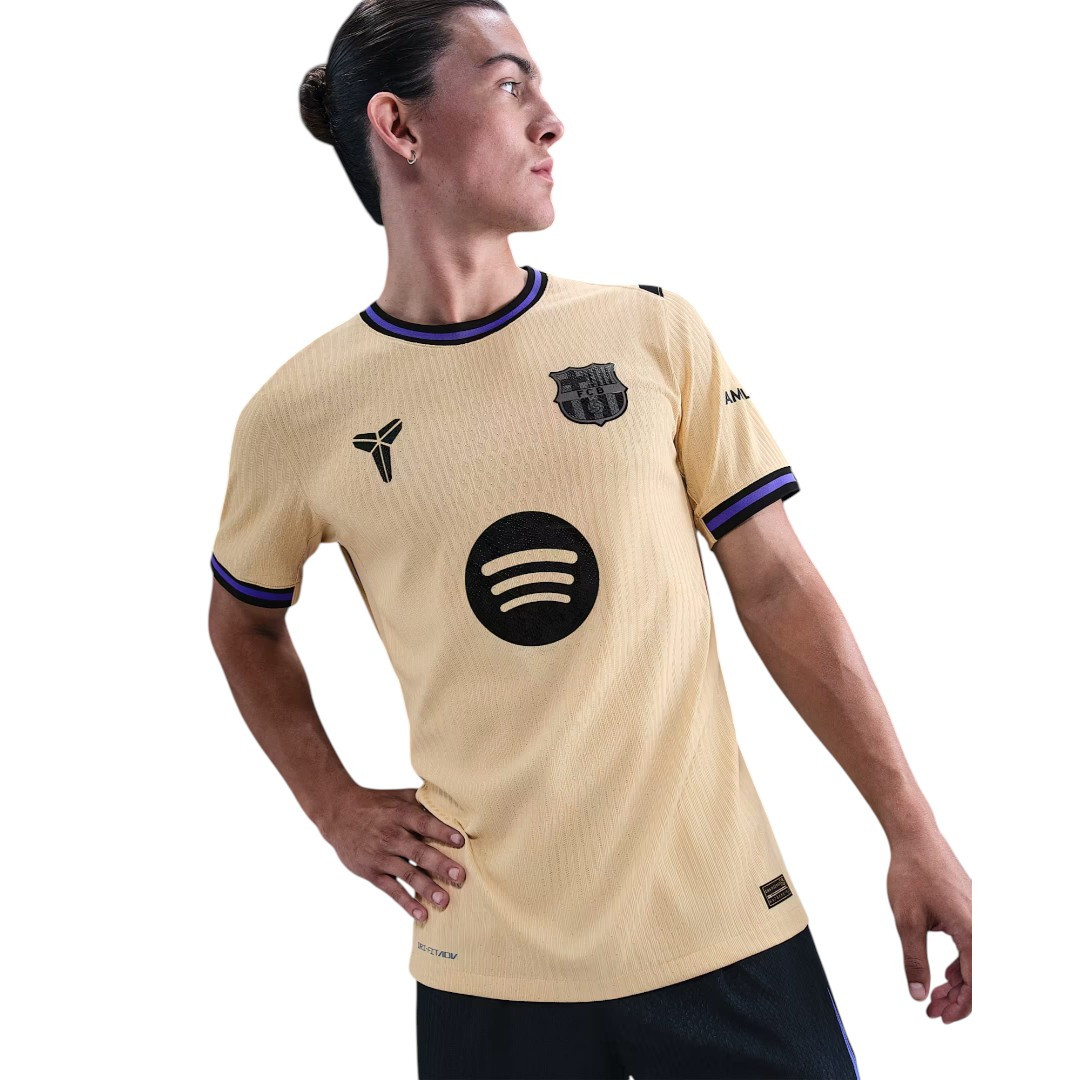 LAMINE YAMAL #10 Barcelona 25/26 Authentic Men's Away Shirt - La Liga Font
