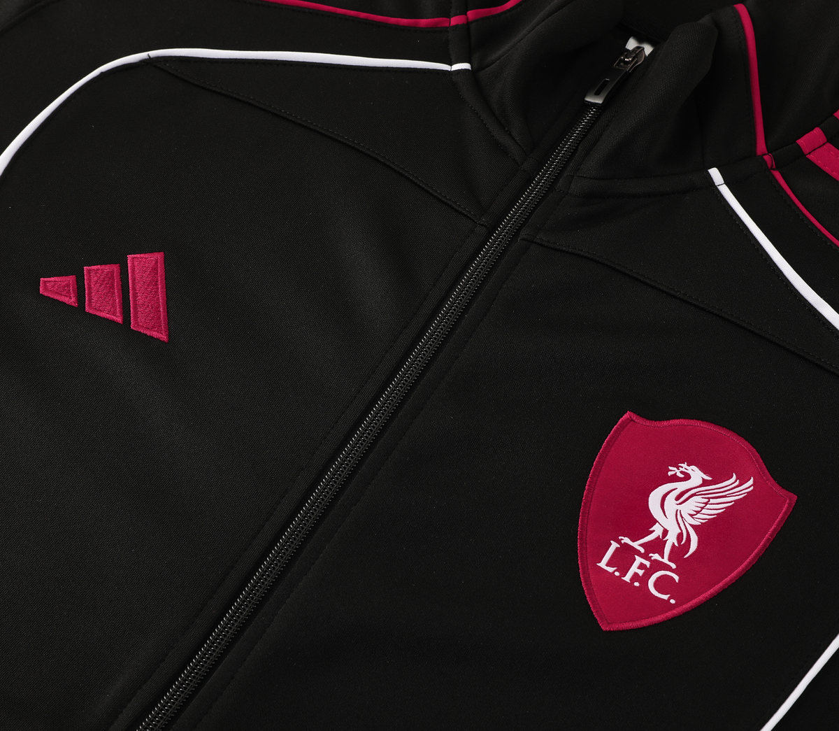 Liverpool 25/26 Men's Black Long Zip Jacket