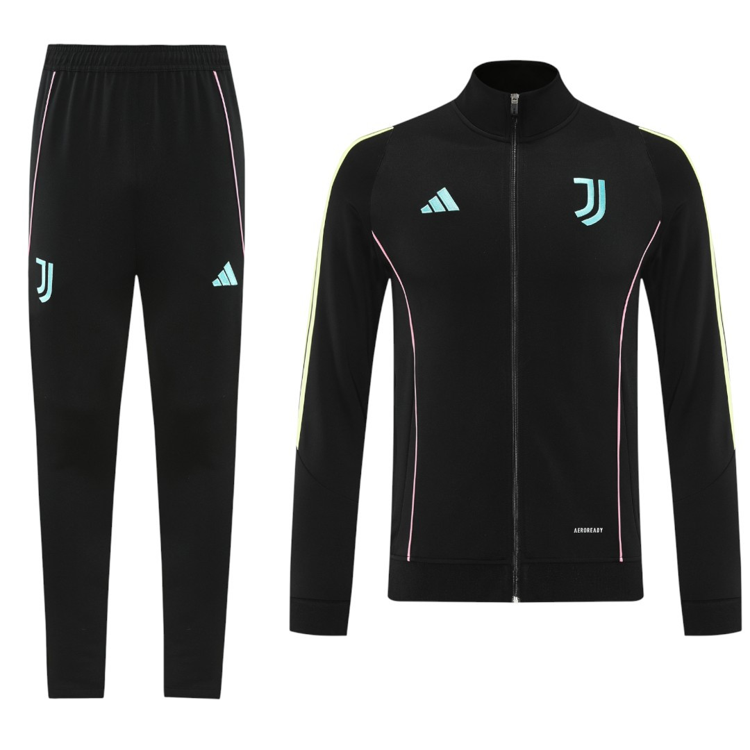 Juventus 25/26 Men's Black Long Zip Jacket