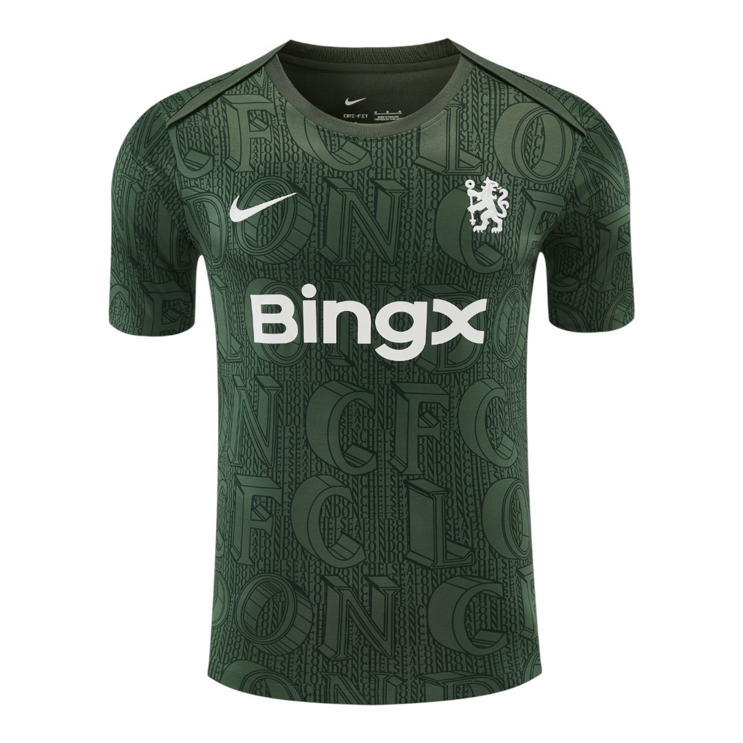 Chelsea 25/26 Men's Green Pre-Match Shirt