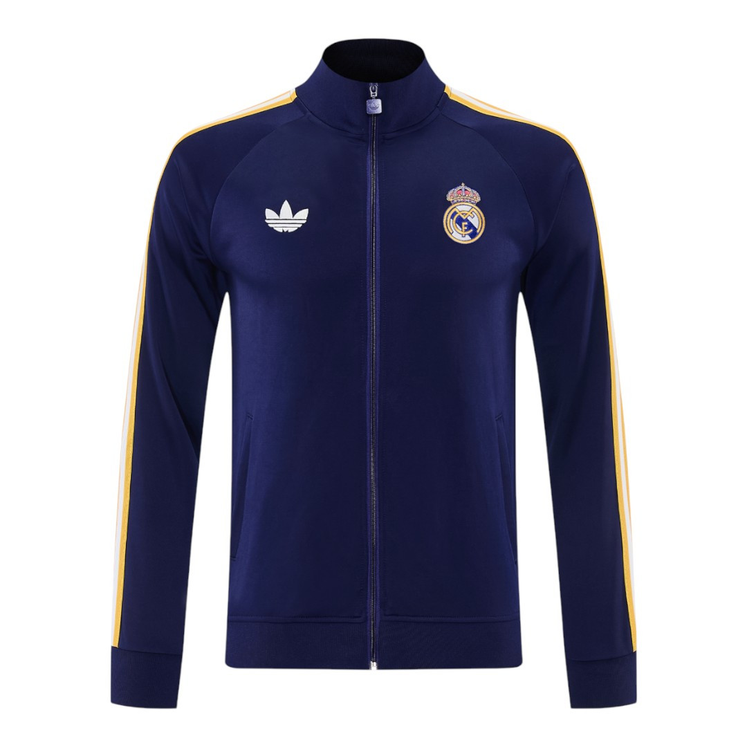 Real Madrid 26/27 Men's Navy Long Zip Jacket