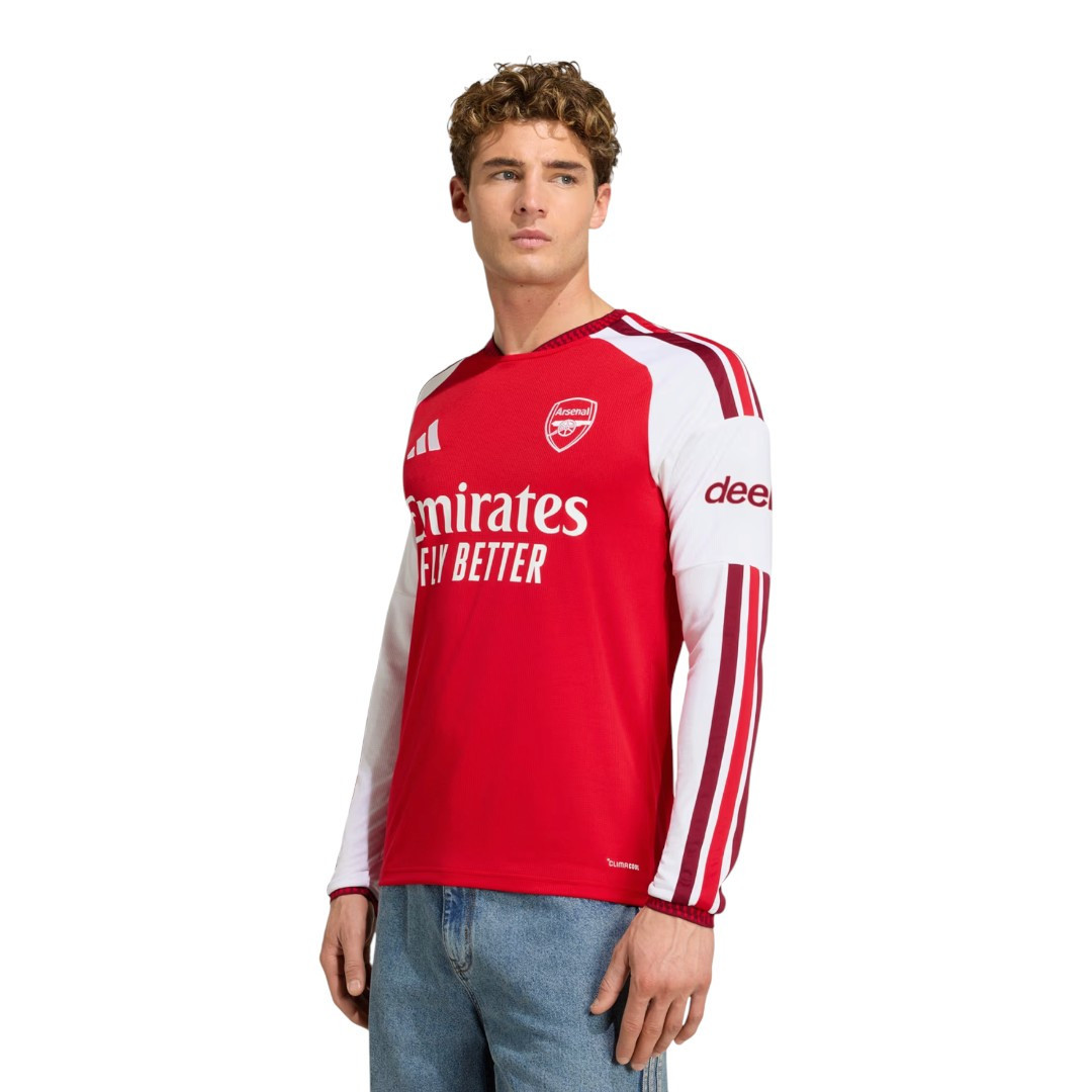 EZE #10 Arsenal 26/27 Men's Home Long Sleeve Shirt - PL Font