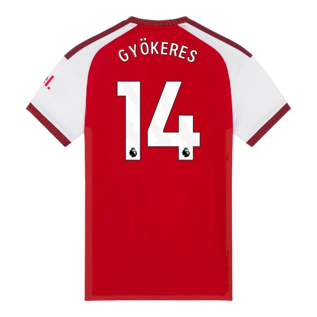GYÖKERES #14 Arsenal 26/27 Women's Home Shirt - PL Font
