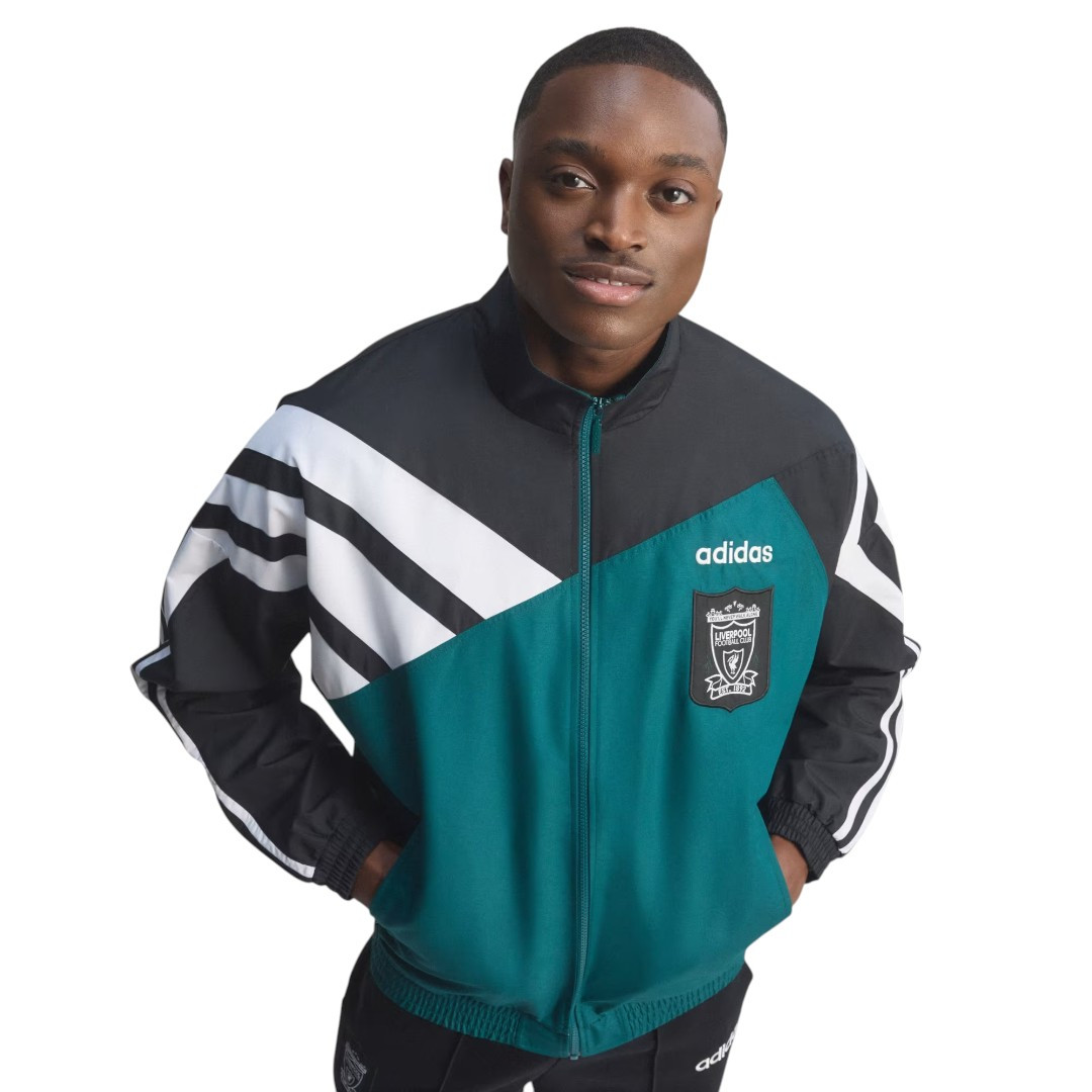 Liverpool 95/96 Bringback Men's Green Windbreaker