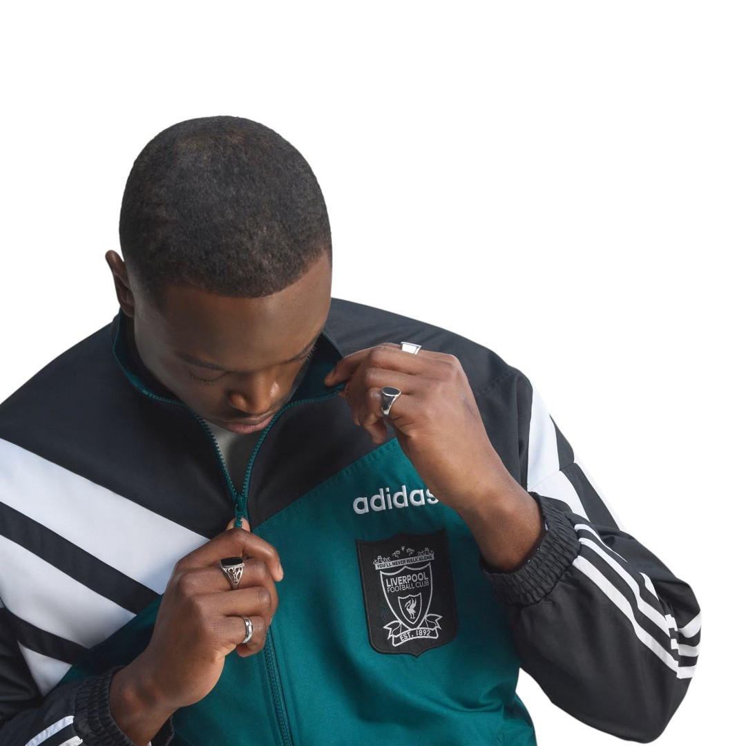 Liverpool 95/96 Bringback Men's Green Windbreaker