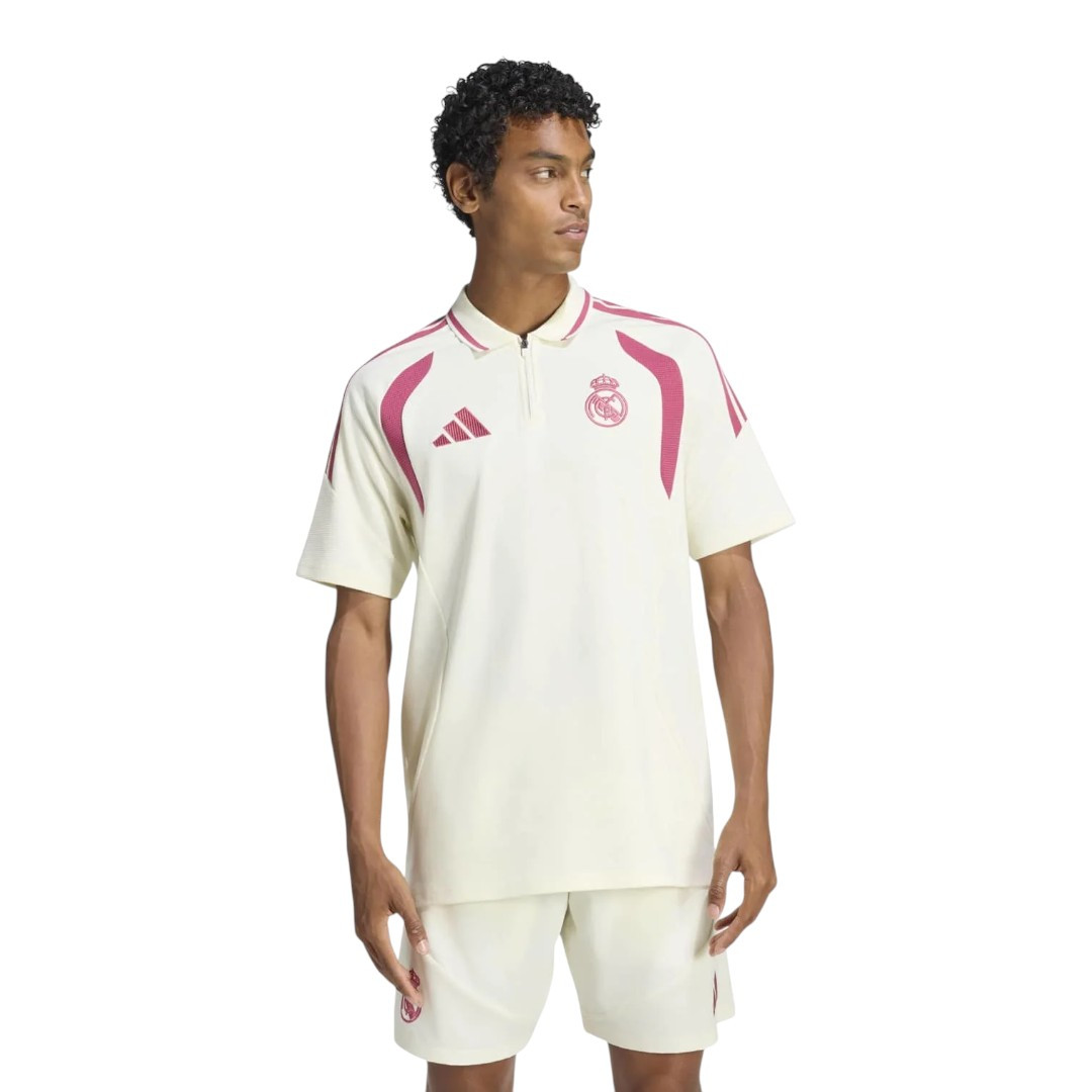 Real Madrid 26/27 Men's Beige Training Polo
