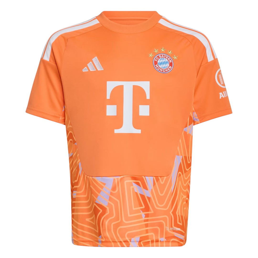 Bayern Munich 26/27 Kid's Orange Goalkeeper Set