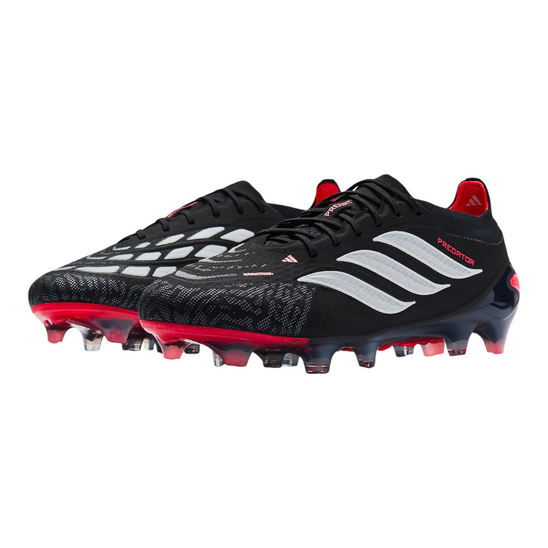 Predator Elite FG - Black/White/Red