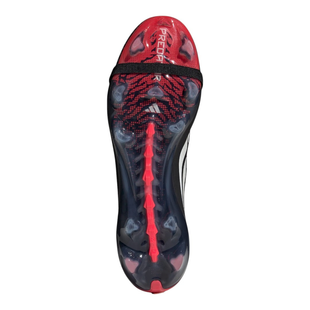 Predator Elite FG Fold-Over Tongue - Black/White/Red
