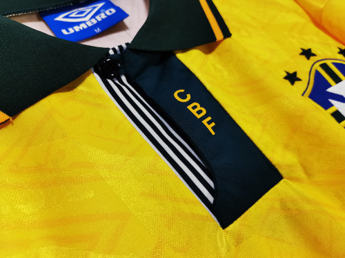 Brazil 91/93 Men's Home Retro Shirt