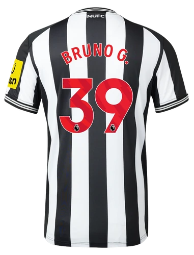 BRUNO G. #39 Newcastle United 23/24 Stadium Men's Home Shirt - PL Font