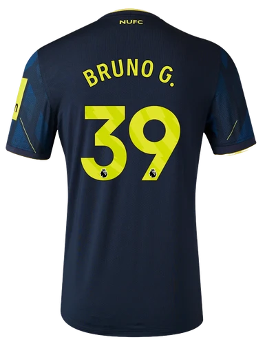 BRUNO G. #39 Newcastle United 23/24 Authentic Men's Third Shirt - PL Font