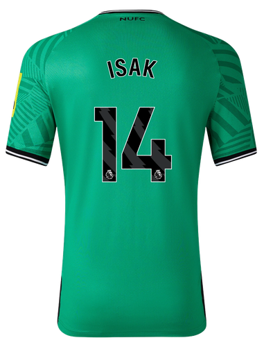 ISAK #14 Newcastle United 23/24 Authentic Men's Away Shirt - PL Font