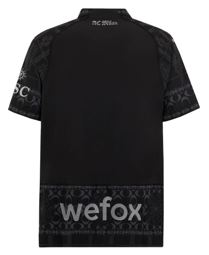 AC Milan X Pleasures 23/24 Authentic Men's Dark Shirt
