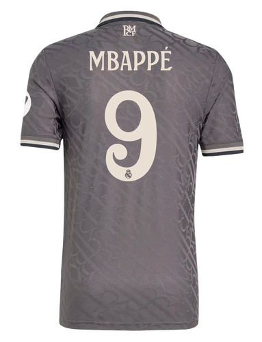 MBAPPÉ #9 Real Madrid 24/25 Authentic Men's Third Shirt