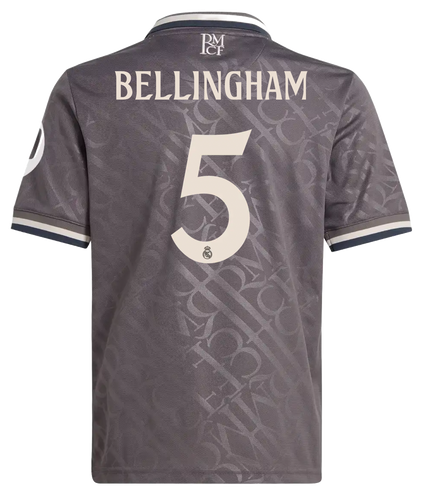 BELLINGHAM #5 Real Madrid 24/25 Kid's Third Shirt and Shorts