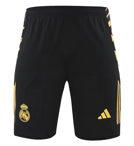 Real Madrid 24/25 Men's Black-Gold Training Shirt