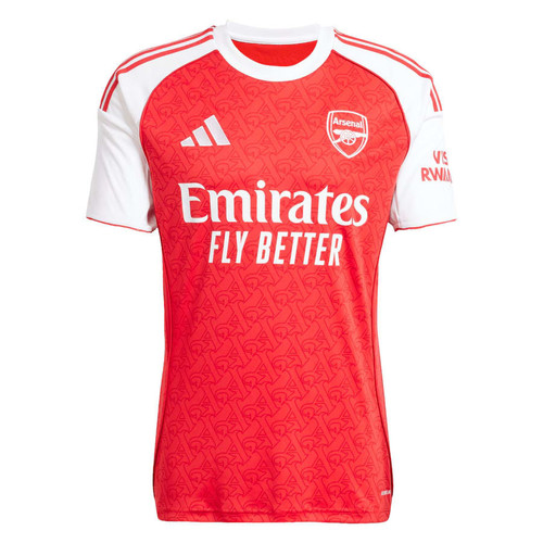 ØDEGAARD #8 Arsenal 25/26 Stadium Men's Home Shirt - Arsenal Font