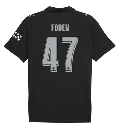 FODEN #47 Manchester City 25/26 Authentic Men's Away Shirt - City Font