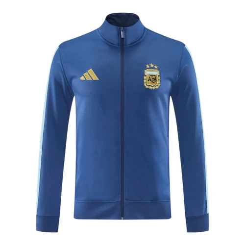 Argentina 2026 Men's Blue Long Zip Jacket