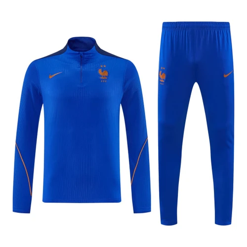 France 2026 Men's Navy Short Zip Tracksuit
