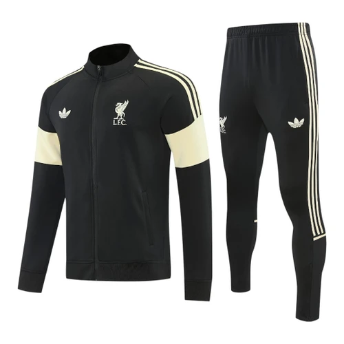 Liverpool 26/27 Men's Black Long Zip Tracksuit