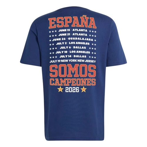 Spain 2026 Men's World Champions Blue T-Shirt