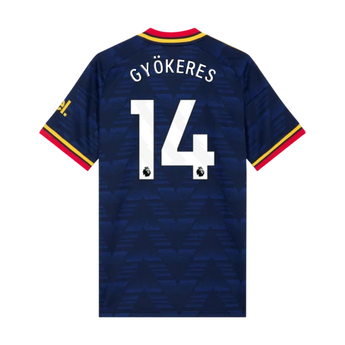 GYÖKERES #14 Arsenal 26/27 Stadium Men's Away Shirt - PL Font