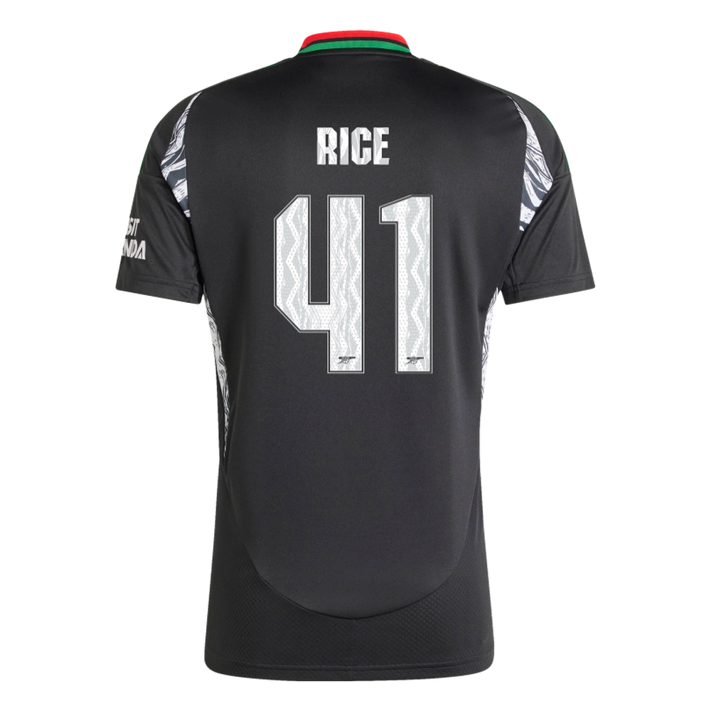 RICE #41 Arsenal 24/25 Stadium Men's Away Shirt - Arsenal Font