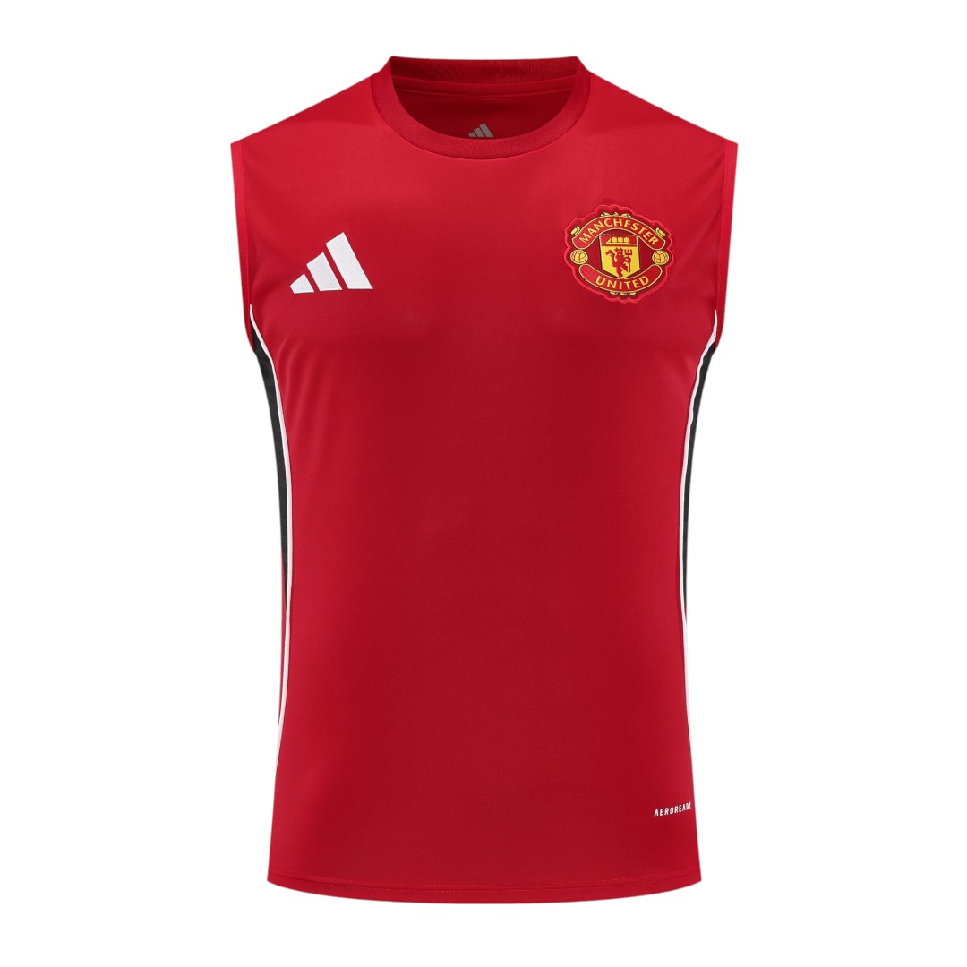 Manchester United 25/26 Men's Red Training Tank Top