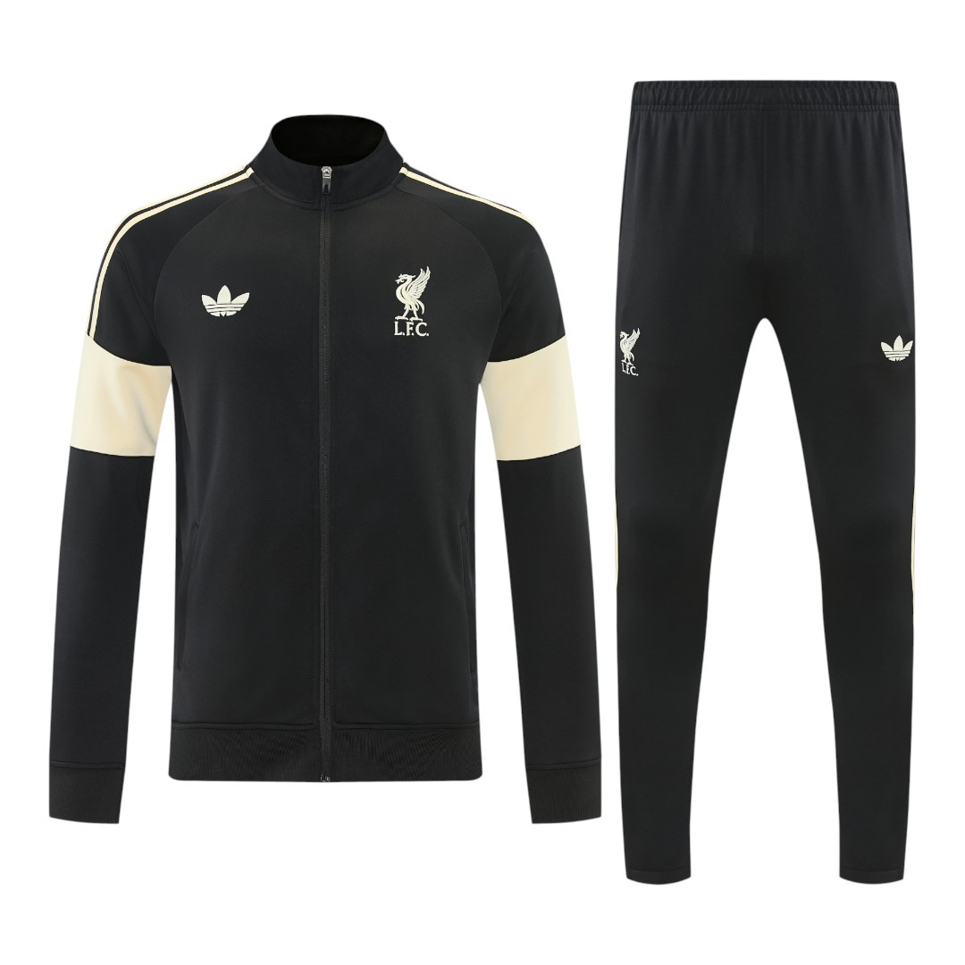 Liverpool 26/27 Men's Black Long Zip Tracksuit