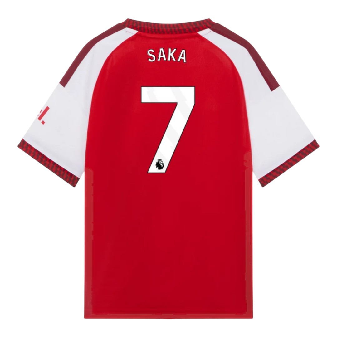 SAKA #7 Arsenal 26/27 Kid's Home Set - PL Font