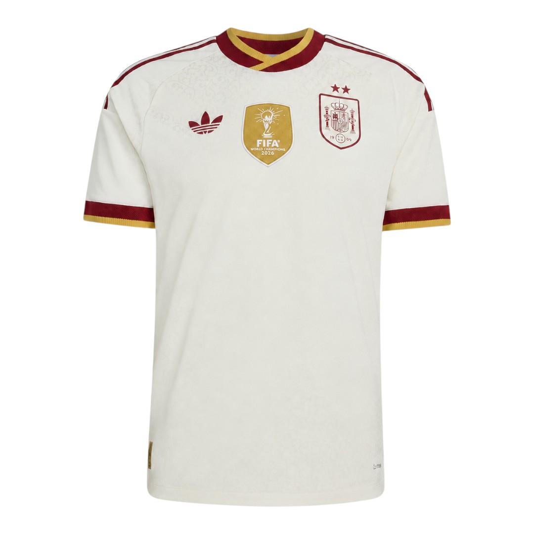 Spain 2026 World Cup Champions Authentic Men's Away Shirt