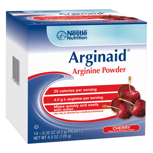 Arginaid® Cherry Arginine Supplement, 14 Packets per Box