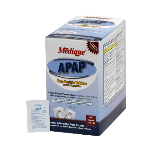 Medique® Acetaminophen Pain Relief, 250 Tablets per Box