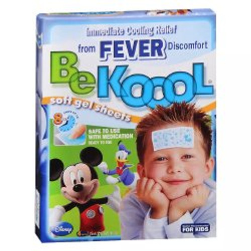 Be Kool Fever Reducer, 4 Sheets per Box