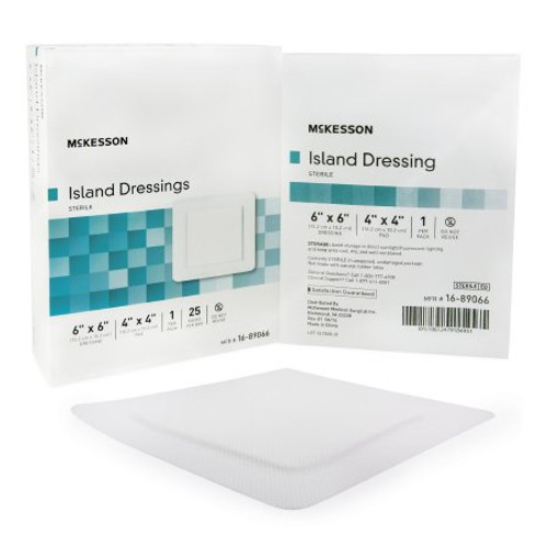 McKesson White Dressing, 6 x 6 Inch