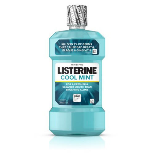 Listerine® Cool Mint® Antiseptic Mouthwash, 250 mL Bottle