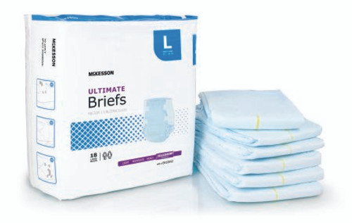 McKesson Ultimate Maximum Absorbency Incontinence Brief, Large