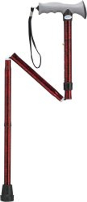 drive™ Black Folding Cane, 33 – 37 Inch Height