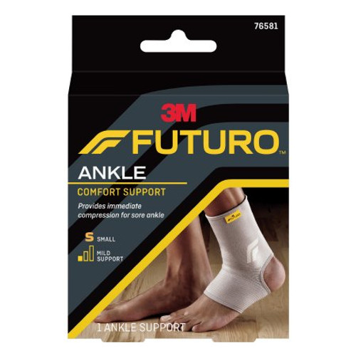 3M FUTURO Ankle Support, Beige, Small, Pull-On, 3 per Box, 8 Boxes per Case