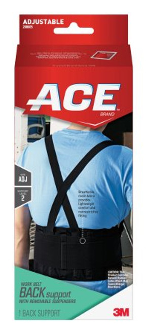 Ace Back Support Belt, Adjustable, 1 Size Fits Most